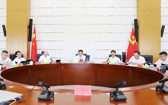 市委常委會（擴大）會議召開